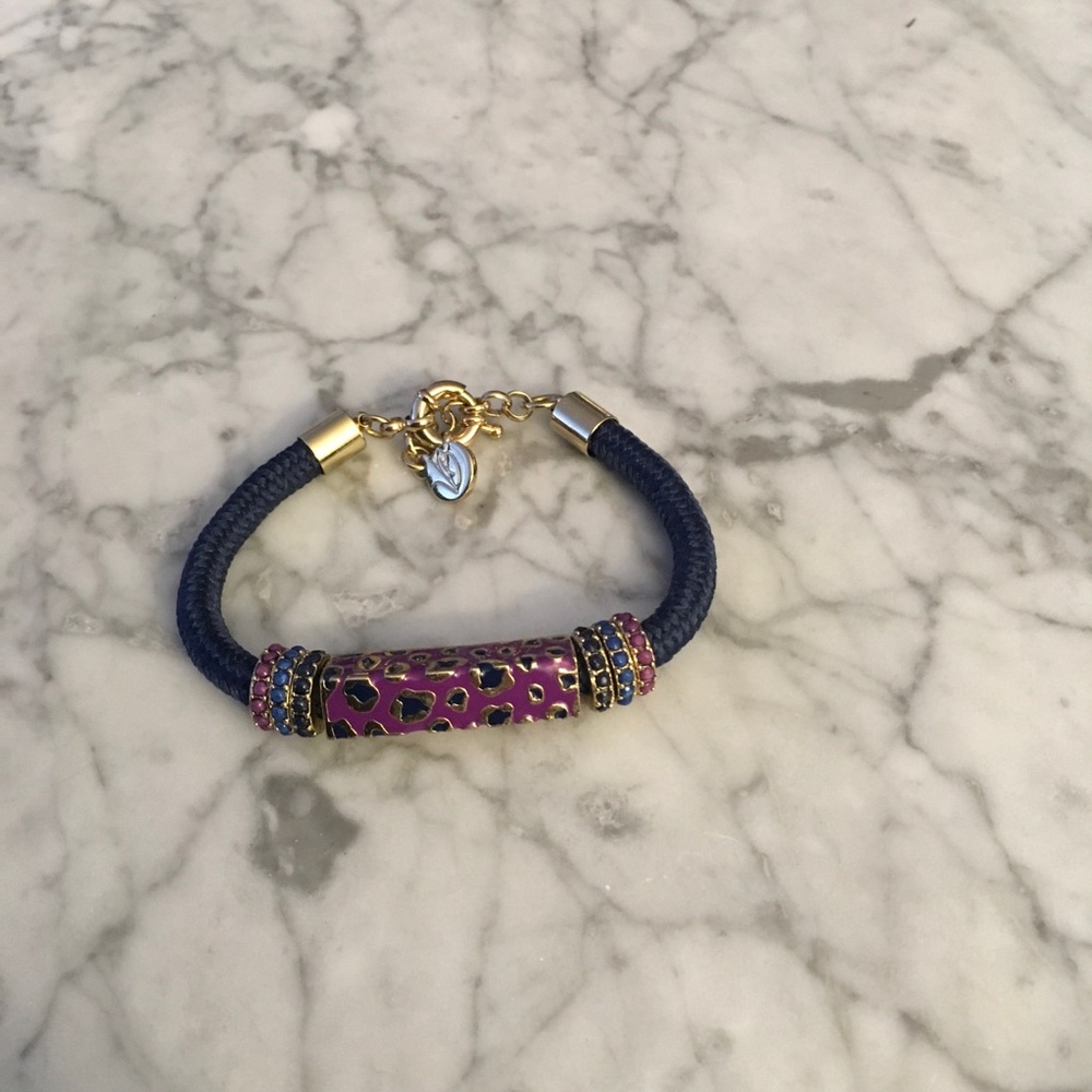 Vera Bradley Enamel & Rope Bracelet